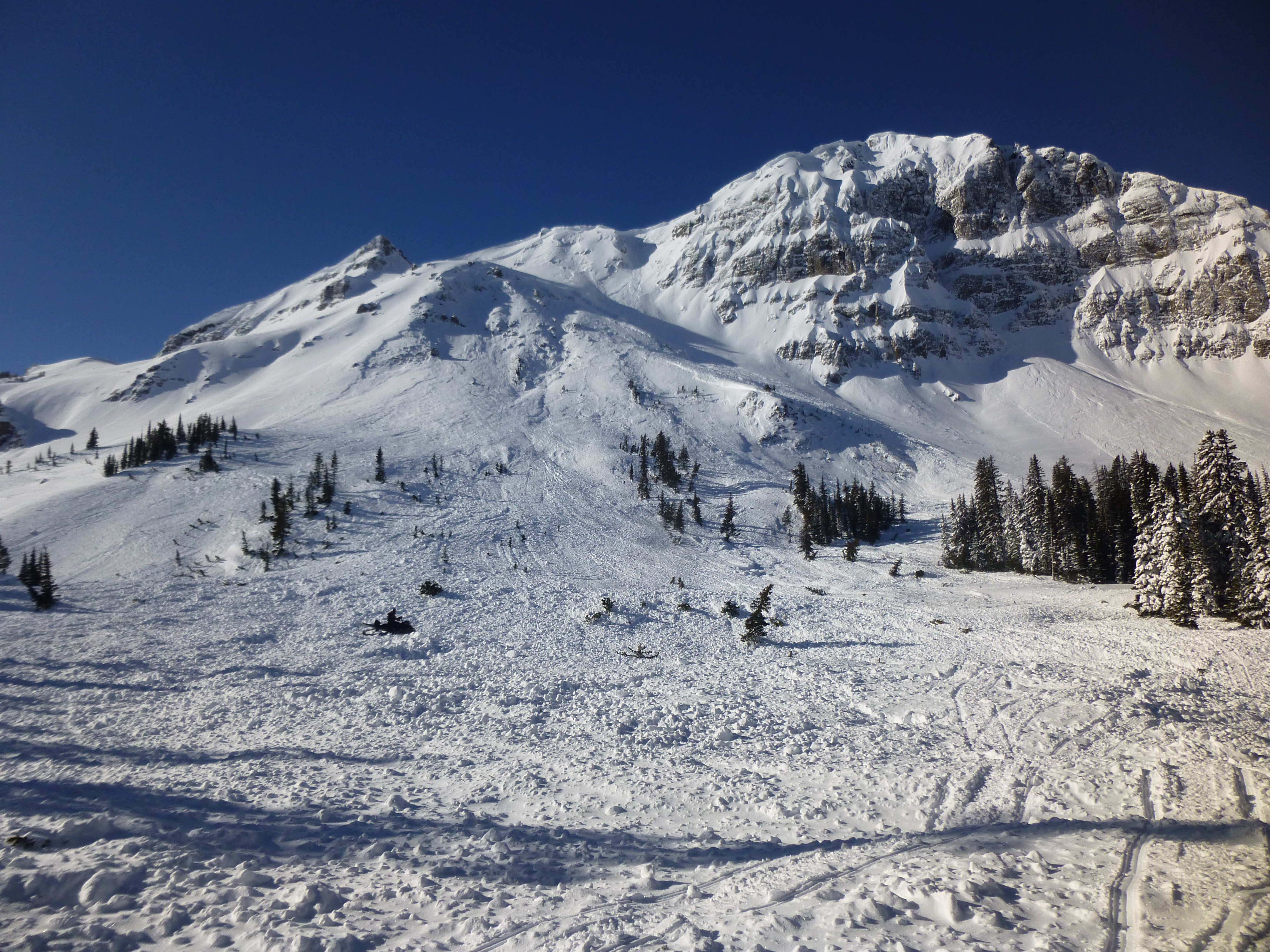 Avalanches on Wolverine Peak