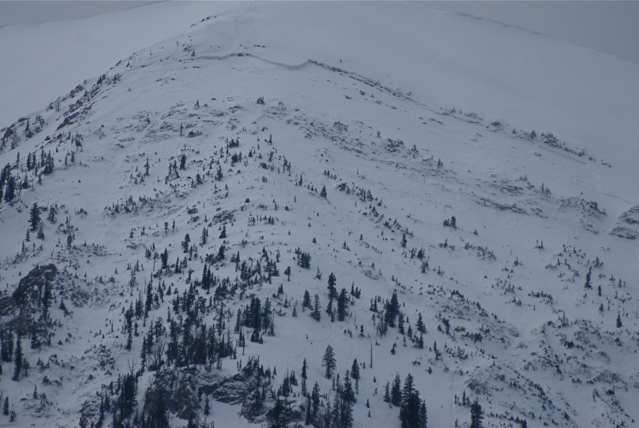 Natural Avalanche Saddle Peak