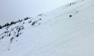 Football Field Avalanche - 1/14/16